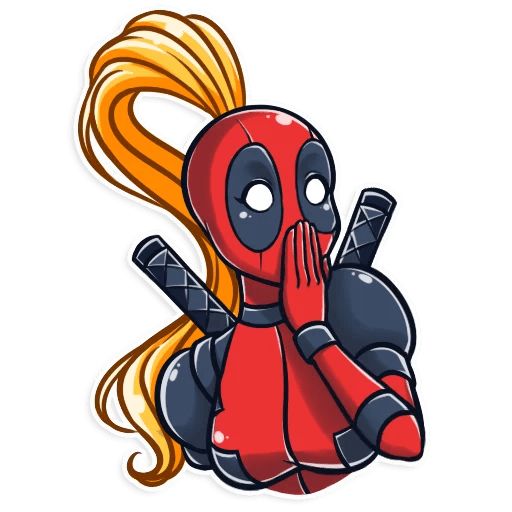 Sticker “Lady Deadpool-4”