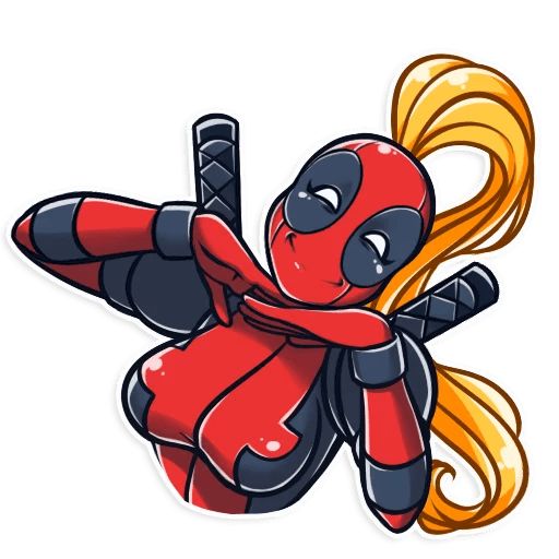 Sticker “Lady Deadpool-6”