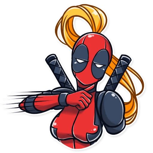 Sticker “Lady Deadpool-8”