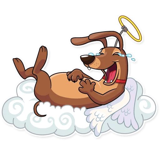 Sticker “Cupid Dog-1”