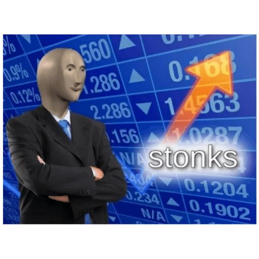 Sticker “Stonks-4”