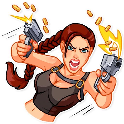 Sticker “Tomb Raider-9”