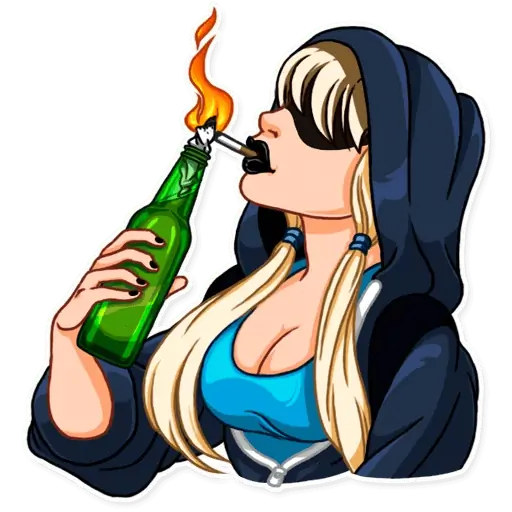 Resistance Girl Sticker