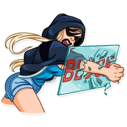 Resistance Girl Sticker
