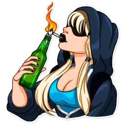 Resistance Girl Sticker