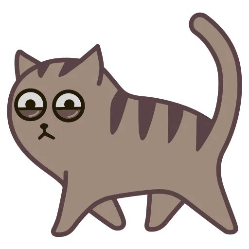 Sticker “Fixel the Snob Cat-11”