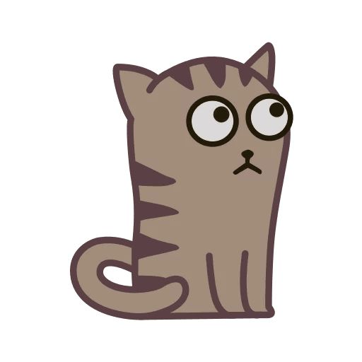 Sticker “Fixel the Snob Cat-12”