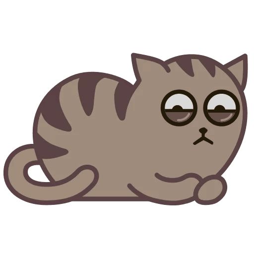 Sticker “Fixel the Snob Cat-3”