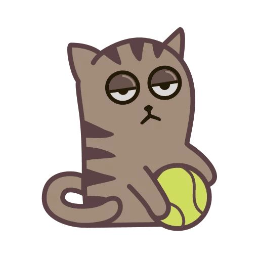 Sticker “Fixel the Snob Cat-4”