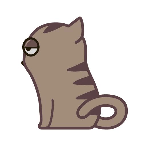 Sticker “Fixel the Snob Cat-8”