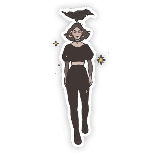 Sticker “Witch Lydia-11”