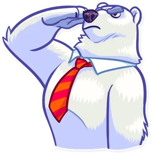 Sticker “Sarcastic Polar Bear-10”