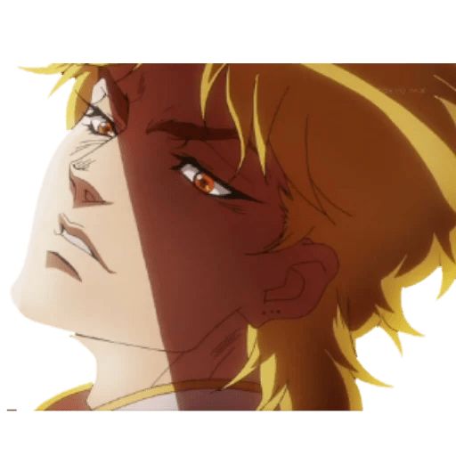 JoJo's Bizarre Adventure Dio Brando Sticker Telegram Stardust Crusaders PNG  - cartoon, face, ficti…