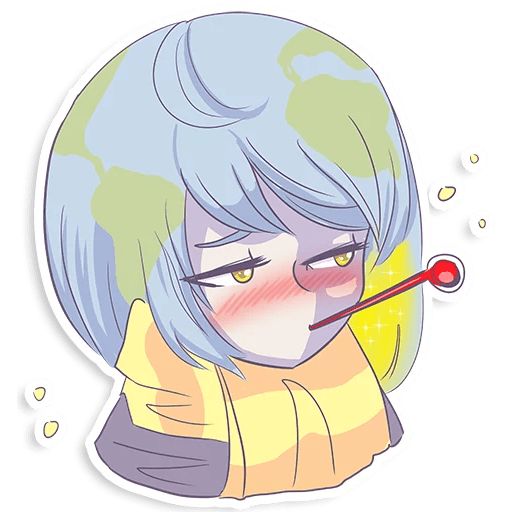 Sticker “Earth-chan-6”