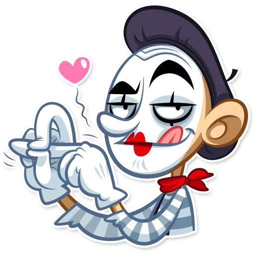 Sticker “Mike The Mime-10”