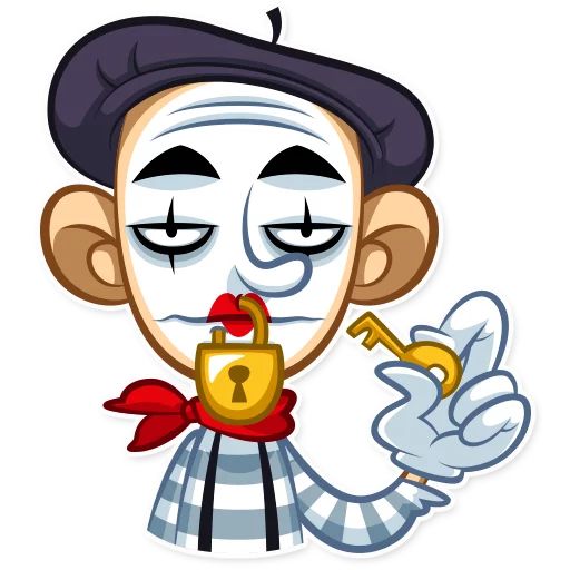 Sticker “Mike The Mime-12”