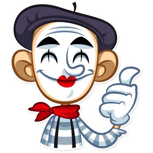 Sticker “Mike The Mime-3”