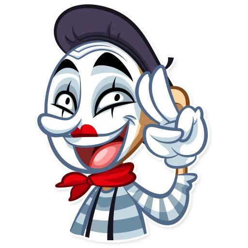 Sticker “Mike The Mime-5”