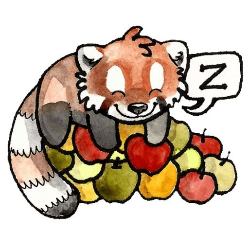 Sticker “Red Pandas-3”