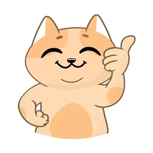 Sticker “Happy Cat-2”