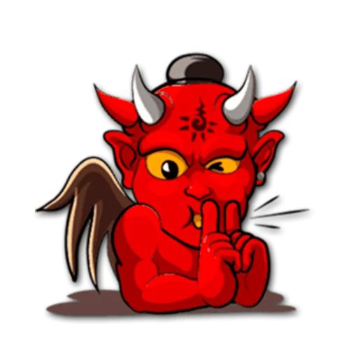 Sticker “Red Devil-8”