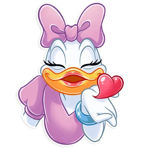 Sticker “Donald and Daisy-2”