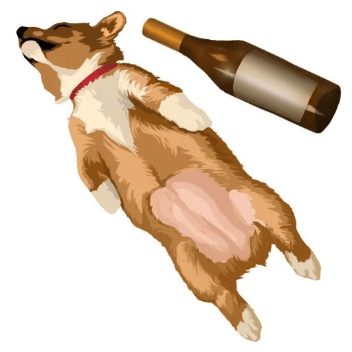 Sticker “Corgi Dog-11”