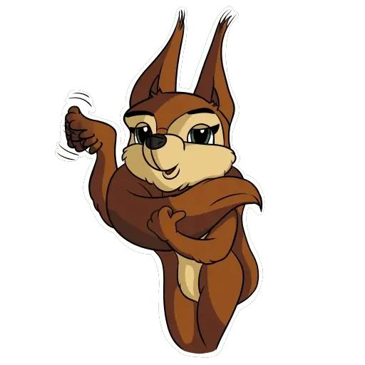 Sticker “Bella The Squirrel-10”