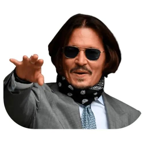 Sticker “Johnny Depp-10”