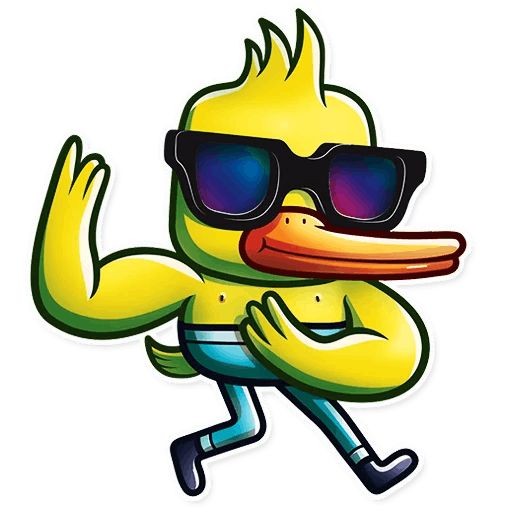 Sticker “Gus the Duck-2”