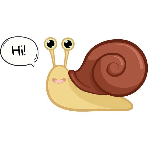 Sticker “Cute Snail-1”