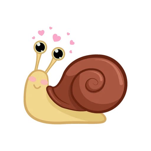 Sticker “Cute Snail-3”