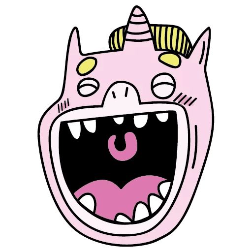 Sticker “Frank The Unicorn-10”
