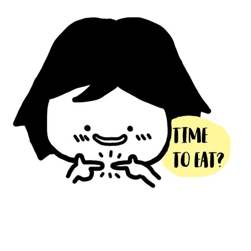 Sticker “It's time to eat-4”