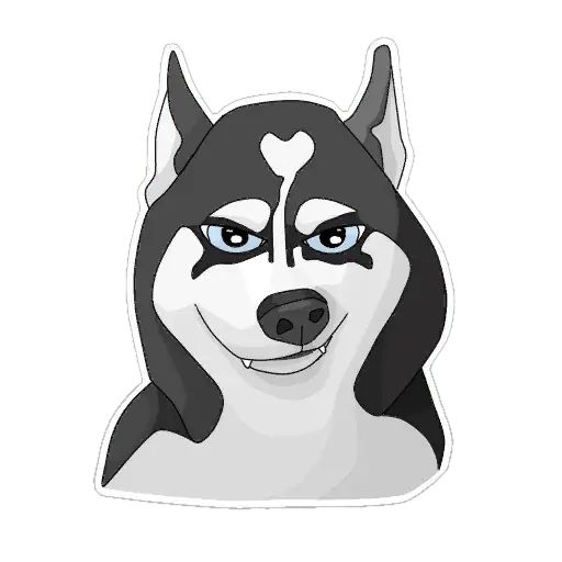 Sticker “Husky-1”