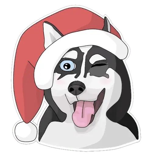 Sticker “Husky-4”