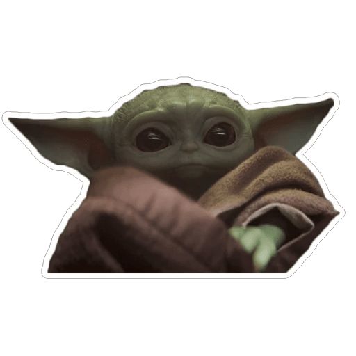 Sticker “Baby Yoda-1”