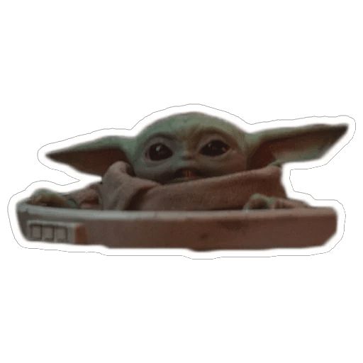Sticker “Baby Yoda-3”