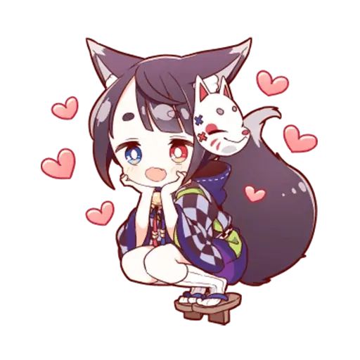 Sticker “Kitsune Danshi-1”