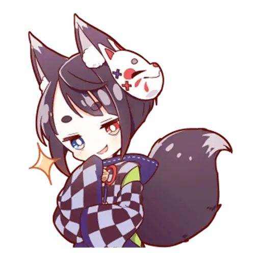 Sticker “Kitsune Danshi-2”