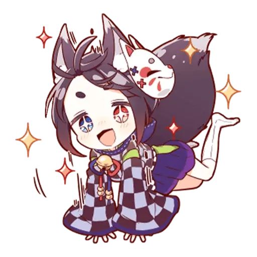 Sticker “Kitsune Danshi-3”