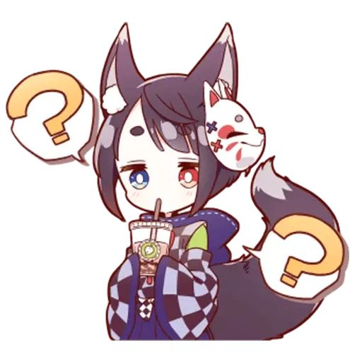 Sticker “Kitsune Danshi-4”