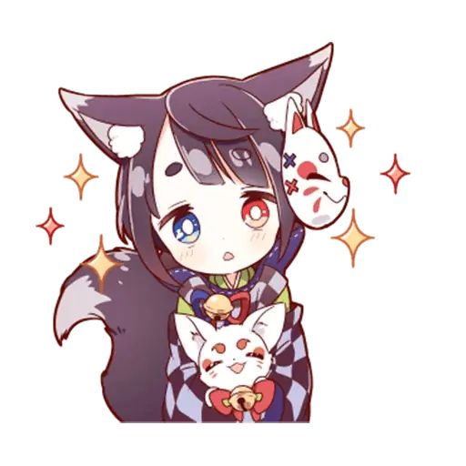 Sticker “Kitsune Danshi-8”