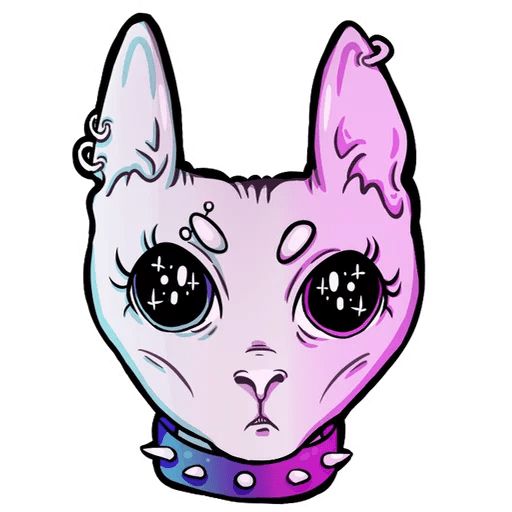 Sticker “Cat trip-2”