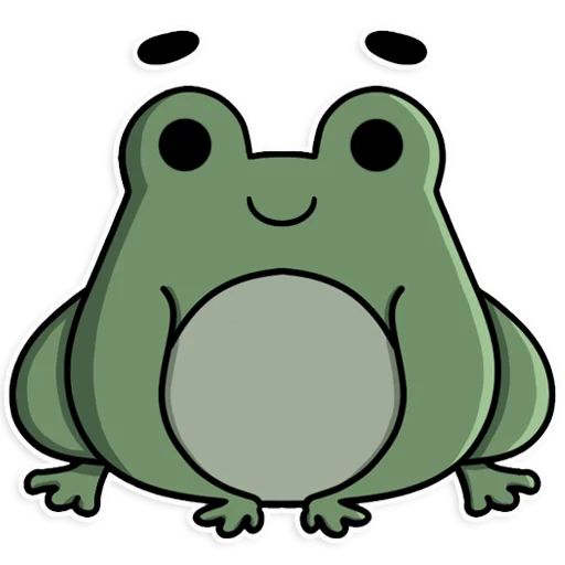 Sticker “Frog's Fine Box-2”