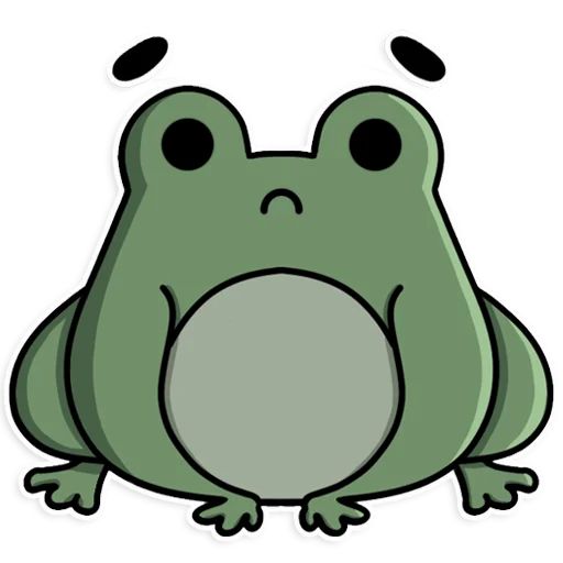 Sticker “Frog's Fine Box-5”