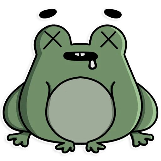 Sticker “Frog's Fine Box-7”