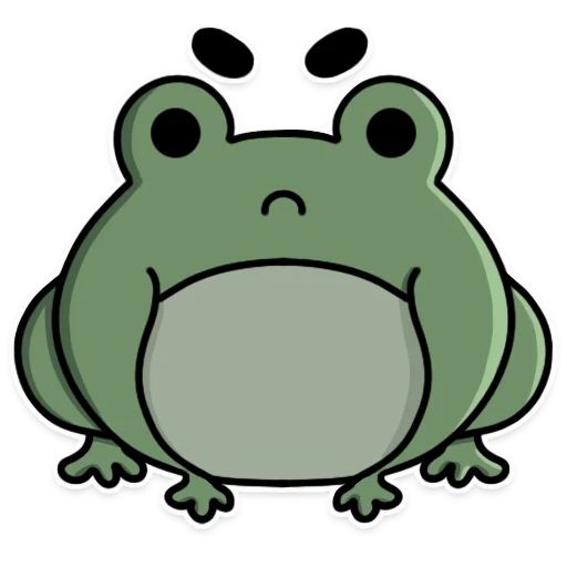 Sticker “Frog's Fine Box-9”