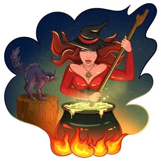 Sticker “Witchulitta-4”