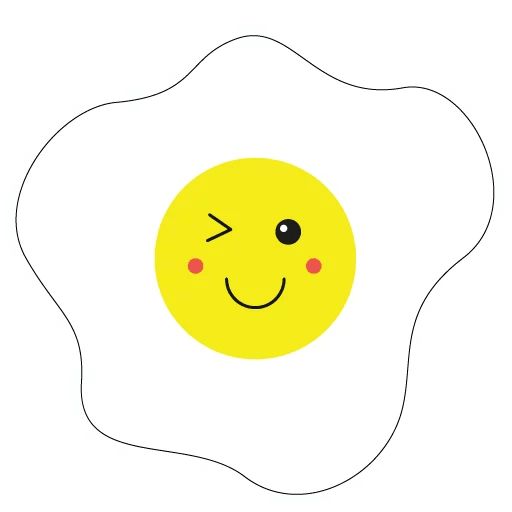 Sticker “Egg Emoji-2”